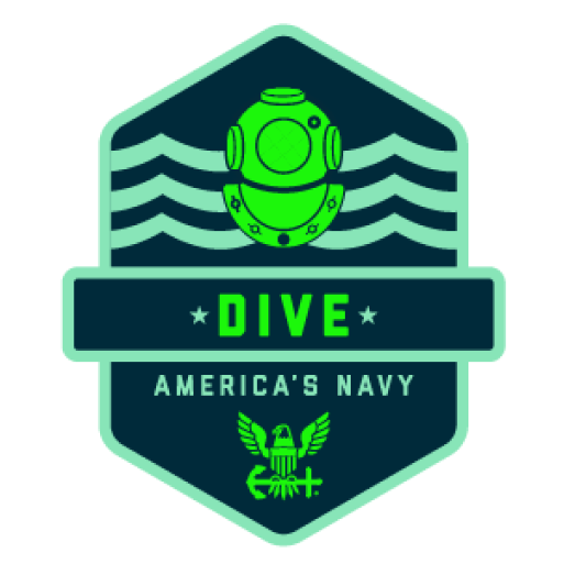 DIVE icon patch from America's Navy's The Strike Group experience.