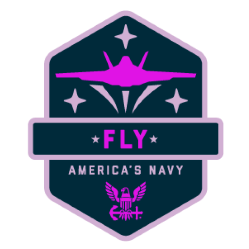 FLY icon patch from America's Navy's The Strike Group experience.